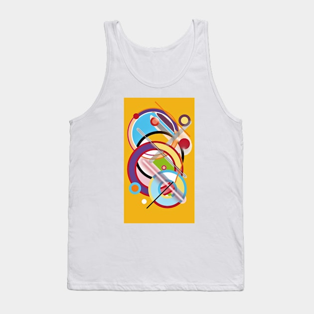 Expressive automatism abstract 8300. Tank Top by artsale